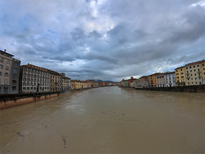 Pisa Arno piena