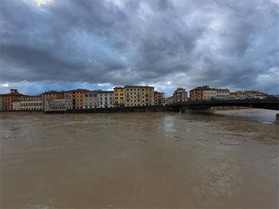 Pisa Arno piena