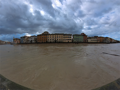 Pisa Arno piena