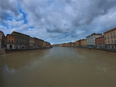 Pisa Arno piena