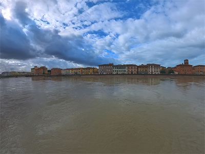 Pisa Arno piena