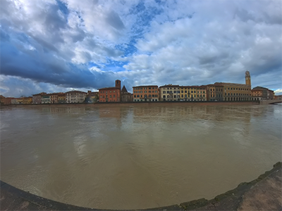 Pisa Arno piena