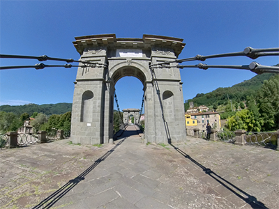 Garfagnana Bagni di Lucca Ponte delle Catene