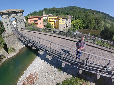 Garfagnana Bagni di Lucca Ponte delle Catene