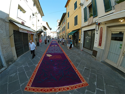 Pisa Camaiore Tappeti di segatura