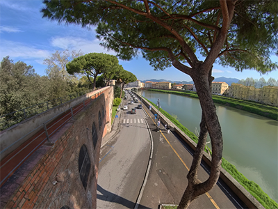Pisa Giardino Scotto mura