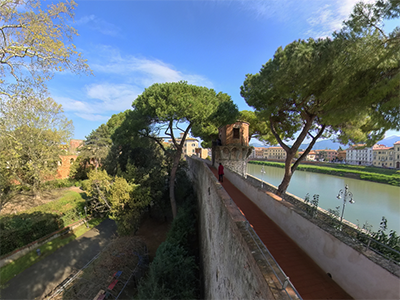 Pisa Giardino Scotto mura