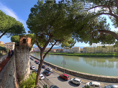 Pisa Giardino Scotto mura