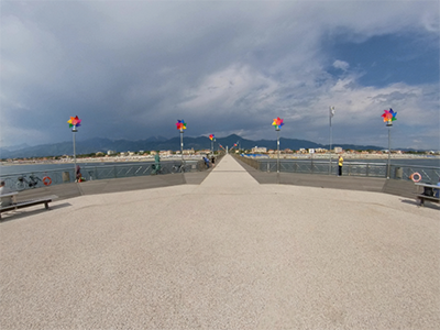 Pisa Marina Pietrasanta pontile