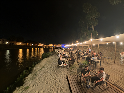 Pisa summer nightlife