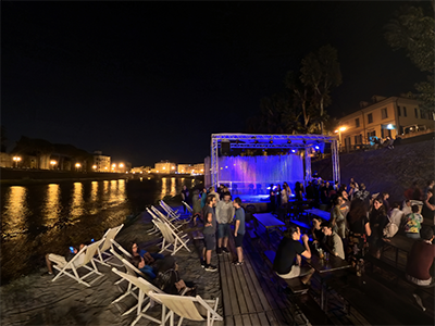 Pisa summer nightlife