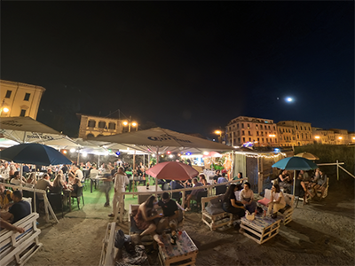 Pisa summer nightlife