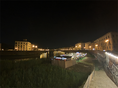 Pisa summer nightlife