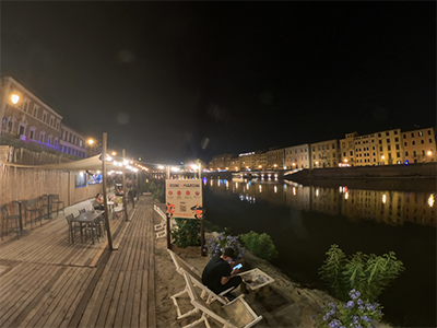 Pisa summer nightlife
