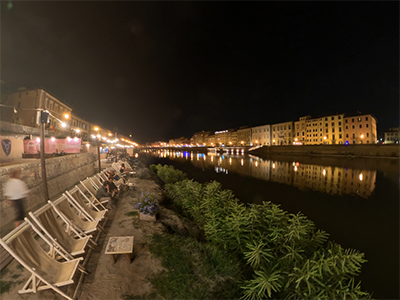 Pisa summer nightlife