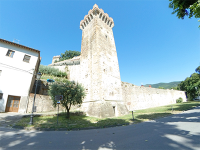 Vicopisano, Mura, Torri